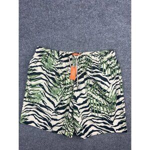 Negative Space Swim Shorts Men's X-Large Green Tropical Hawaiian Palm NWT
